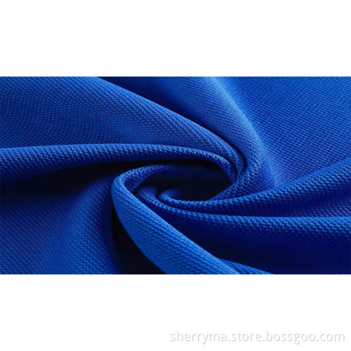 Interlock 100% polyester brushed knitted fabric